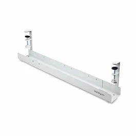 Startech Bandeja de cables ajustable bajo el escritorio, Blanco
