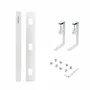 Startech Bandeja de cables ajustable bajo el escritorio, Blanco