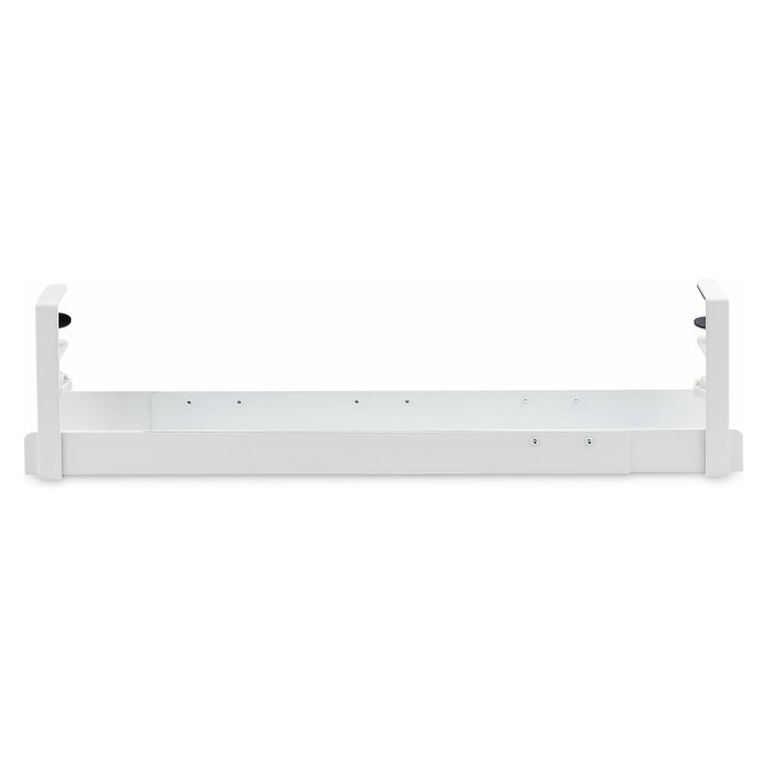 StarTech Bandeja de gestión de cables ajustable bajo el escritorio, Blanco