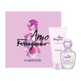 Salvatore Ferragamo Amo Ferragamo Flowerful Gift Set con Eau de Toilette 50 ml y Body Lotion 100 ml