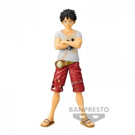 BANPRESTO Figura Luffy The Grandline Men One Piece Film Red vol.6 16cm