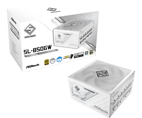 ASRock Steel Legend SL-850GW 850W ATX 80+ Gold Blanco ASRock Steel Legend SL-850GW 850W ATX 80+ Gold Blanco