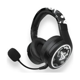 Steelplay LEXIP Impulse Auriculares Gaming Inalámbricos Bluetooth, Diadema Circumaural, 28h Batería, Micrófono Extraíble, Negro Camuflaje, 5.1, 3.5mm, 305g