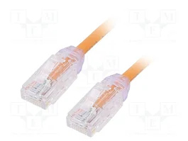 PANDUIT Patch cord Cat 6a U/UTP 1m naranja