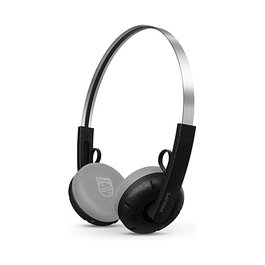 Philips TAH2000BK/00 Auriculares Diadema Retro-BT 'The Ringo' Inalámbricos Bluetooth 5.4, 26h Batería, Supraaurales, Negro