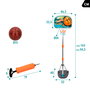 CB Toys Canasta y balón de baloncesto portátil