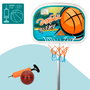 CB Toys Canasta y balón de baloncesto portátil
