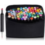 ARTIST BY ALEX BOG Estuche de 80 rotuladores professional markers doble punta colores surtidos