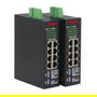 ROLINE 21.13.1134 Switch Industrial Gestionado 8 Puertos Gigabit Ethernet L2 Full Duplex, Montaje en Rail DIN