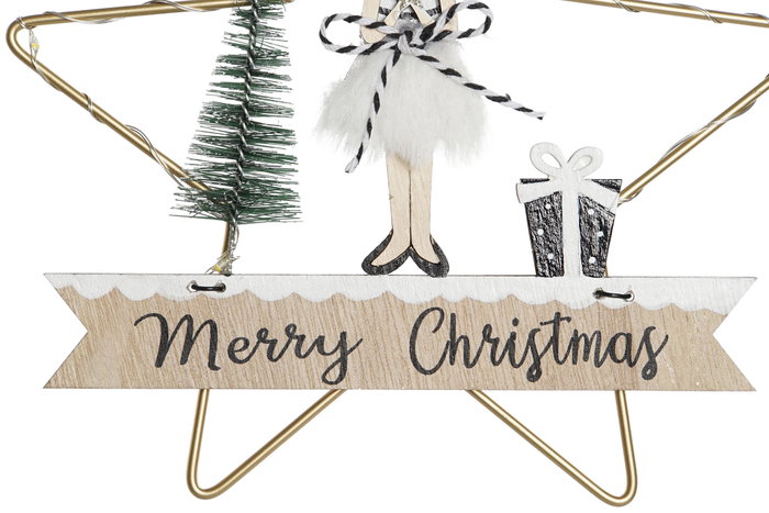 DKD Home Decor Decoración Colgante Navidad Moderna Blanco Negro 2 x 19 x 19.5 cm (12 Unidades) DKD Home Decor Decoración Colgante Navidad Moderna Blanco Negro 2 x 19 x 19.5 cm (12 Unidades)