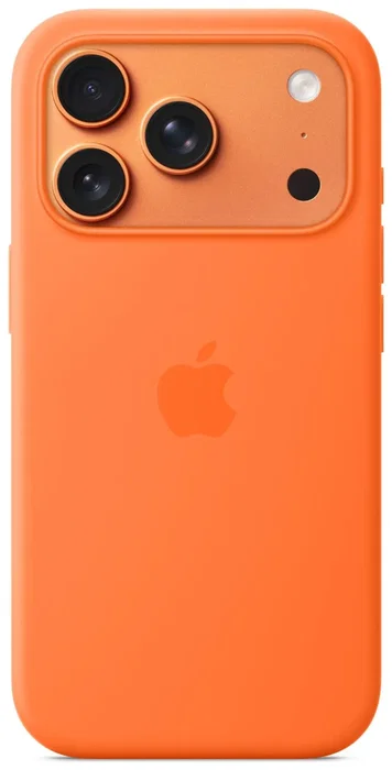 Apple iPhone 17 Pro Funda de silicona con MagSafe - Naranja Apple iPhone 17 Pro Funda de silicona con MagSafe - Naranja