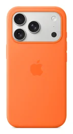 Apple iPhone 17 Pro Funda de silicona con MagSafe - Naranja