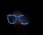 Gafas Con Luz Azul XXL para Disfraces y Fiestas Nocturnas