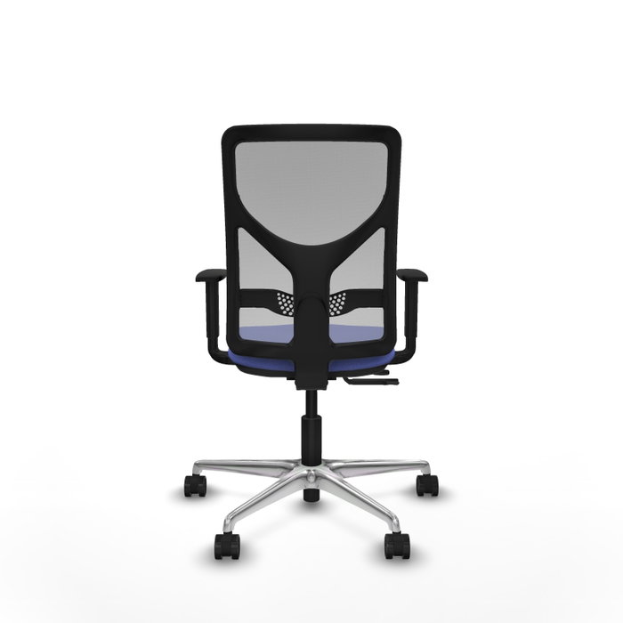 PIQUERAS Y CRESPO Silla de oficina Motilla Azul claro y Gris