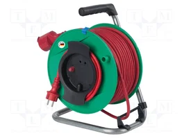 AS SCHWABE Prolongador de alimentación H05RR-F 3G1,5mm2 25m Rojo