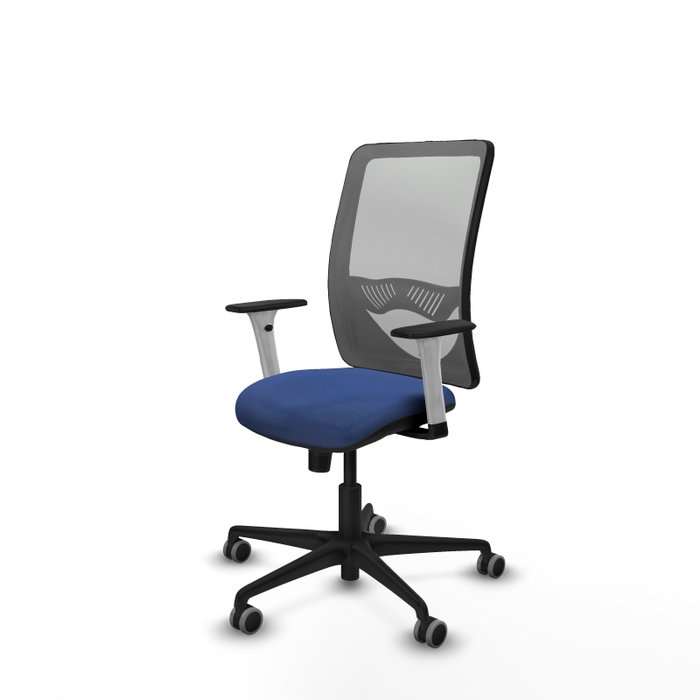 PIQUERAS Y CRESPO Silla de oficina Zulema Azul marino y Gris