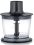 Severin SM3772 Batidora de mano 3 en 1 con picadora mini y vaso de 700ml, 600W, Negro/Acero inoxidable