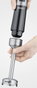 Severin SM3772 Batidora de mano 3 en 1 con picadora mini y vaso de 700ml, 600W, Negro/Acero inoxidable