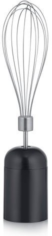 Severin SM3772 Batidora de mano 3 en 1 con picadora mini y vaso de 700ml, 600W, Negro/Acero inoxidable