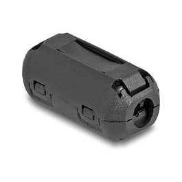DeLOCK 80944 Núcleo de ferrita para cables redondos de 5 mm, 2 piezas, Negro