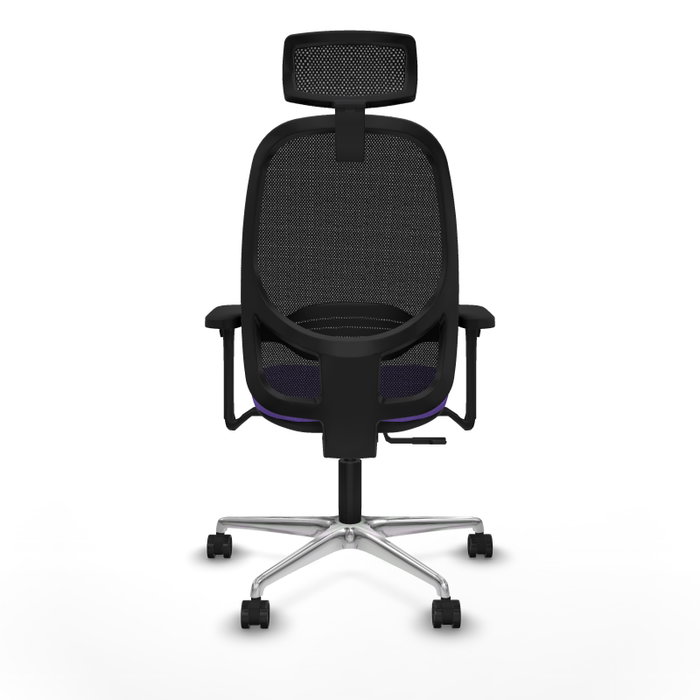 PIQUERAS Y CRESPO Silla de oficina Cilanco con Mecanismo Sincro, Lila y Negro