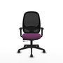 PIQUERAS Y CRESPO Silla de oficina Cilanco Morado y Negro