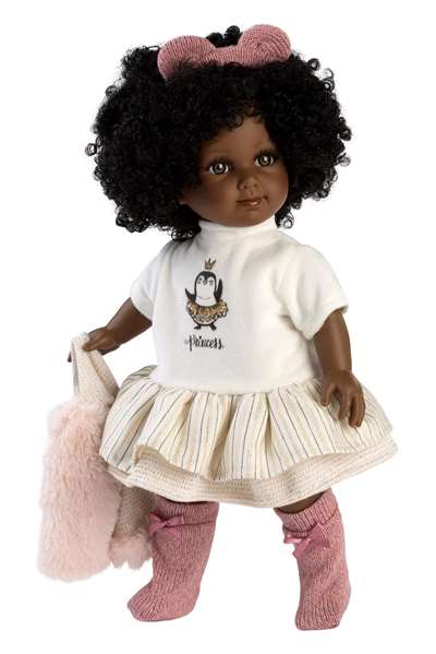 Llorens Muñeca Zuri 35cm Cuerpo de Tela 3+ Años