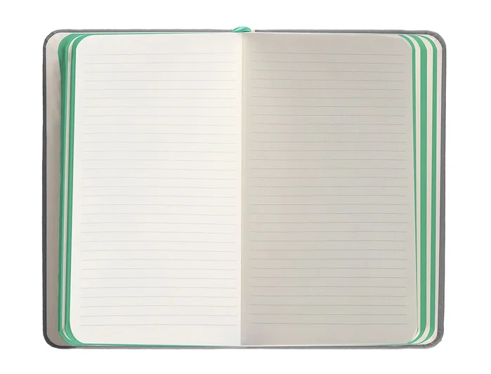 Antartik Cuaderno Antartik Notes Tapa Dura A6 Gris y Turquesa