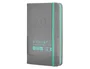 Antartik Cuaderno Antartik Notes Tapa Dura A6 Gris y Turquesa
