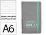Antartik Cuaderno Antartik Notes Tapa Dura A6 Gris y Turquesa