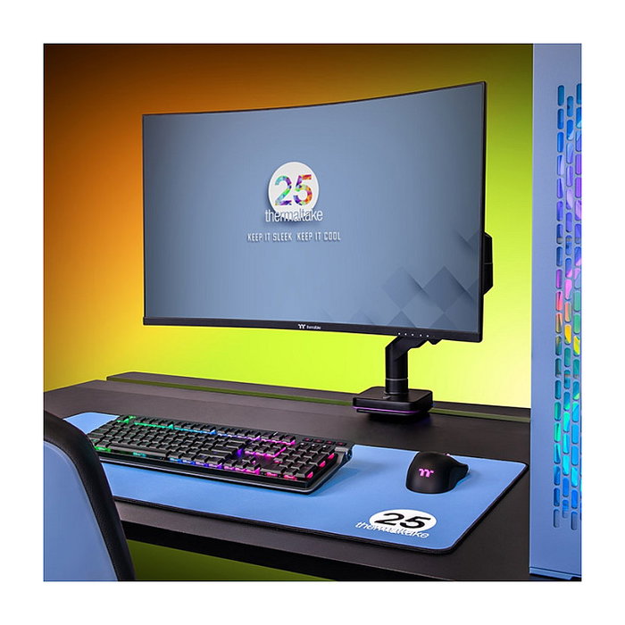 Thermaltake M700 Hydrangea Blue Extended Gaming Mouse Pad – Alfombrilla de ratón para juegos, 900x400mm