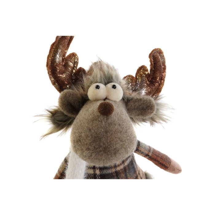 DKD Home Decor Figura Poliéster Marrón Surtido de 2 DKD Home Decor Figura Poliéster Marrón Surtido de 2