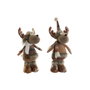 DKD Home Decor Figura Poliéster Marrón Surtido de 2