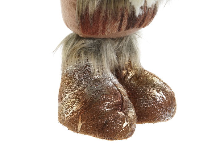 DKD Home Decor Figura Reno Marrón Poliéster 12 x 35 x 14 cm