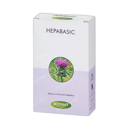 MEDNAT Hepabasic 30 Caplets para Protección Hepática y Función Normal del Hígado
