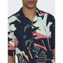 Camisa Only & Sons Onsbertil Reg Azul marino