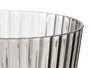 Leknes Vaso Rayas Gris 300 ml 8.3 x 10 x 8.3 cm (Set de 24)
