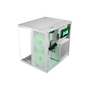 Mars Gaming MC-NOVAM Blanca Caja Ordenador MicroATX Mini Torre Doble Cristal Templado
