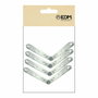 Edm Ángulo de refuerzo modelo AN24, 100 x 100 x 19 mm, 4 unidades