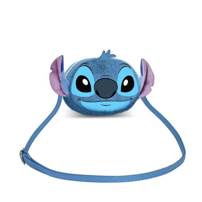 Disney Lilo y Stitch Mini Bolso Bandolera Plush Heart Azul Disney Lilo y Stitch Mini Bolso Bandolera Plush Heart Azul