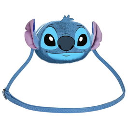 Disney Lilo y Stitch Mini Bolso Bandolera Plush Heart Azul