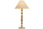 DKD Home Decor Lámpara de Sobremesa Hevea / Rubberwood Geométrica
