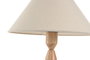 DKD Home Decor Lámpara de Sobremesa Hevea / Rubberwood Geométrica