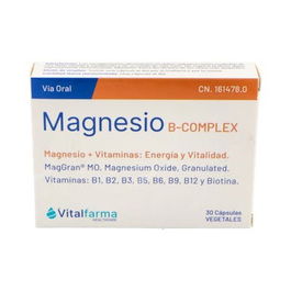 VITALFARMA Magnesio + B-Complex 30 Cápsulas