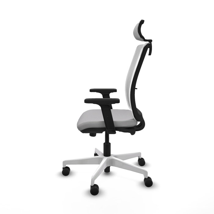 PIQUERAS Y CRESPO Silla de oficina Haches Gris claro/Blanco PIQUERAS Y CRESPO Silla de oficina Haches Gris claro/Blanco
