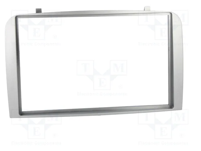 ACV Bastidor de montaje de radio para Alfa Romeo 2 DIN, plata