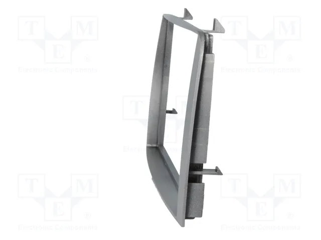 ACV Bastidor de montaje de radio para Alfa Romeo 2 DIN, plata