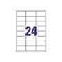 Avery Zweckform Etiquetas 3422, 70 x 35 mm, Formato A4, 80 Hojas, Autoadhesivas, Blanco