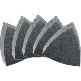 Fein Set de Hojas de Lijado Triangulares 10x cada grano 60, 80, 120, 180, 240