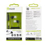 Muvit MUHPH0016 Auriculares Intrauditivos Negros con Micrófono Manos Libres y Adaptador 3.5mm/2.5mm